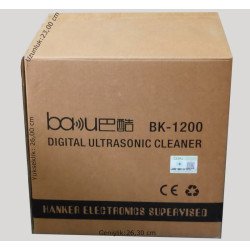 bk-1200 ultrasonik temizleyici karton kutu